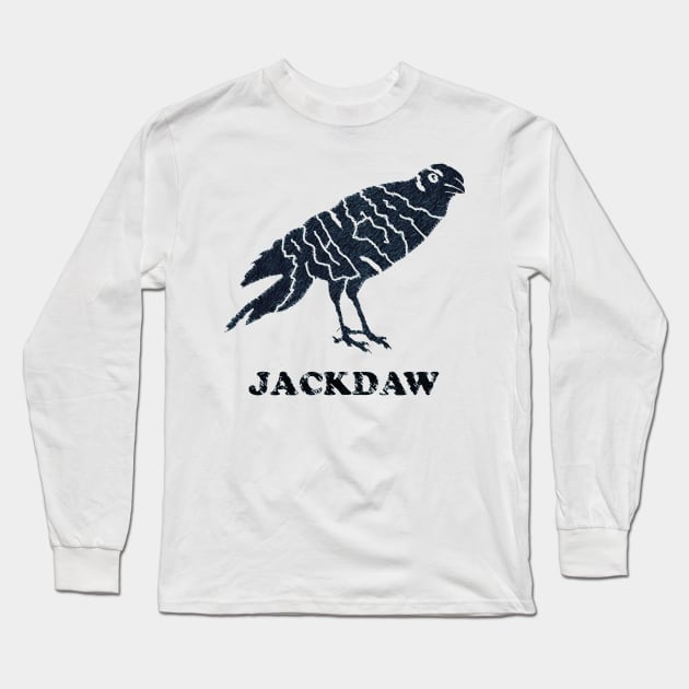 JACKDAW Logo Font Long Sleeve T-Shirt by BontotTempe